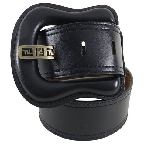 back of fendi belt buckle|Wide Pants with Belt Detail .